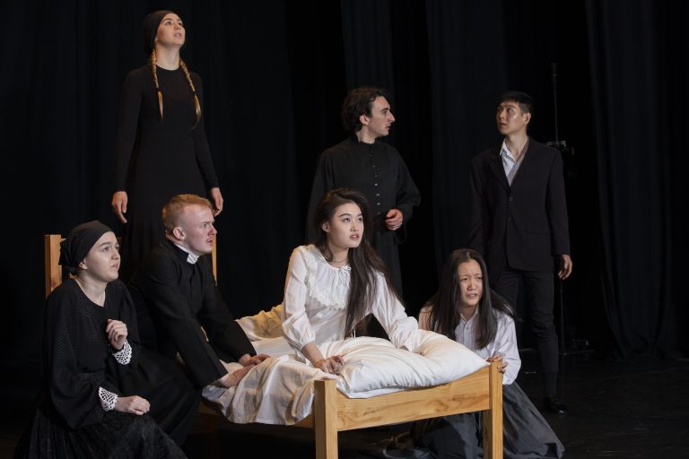 Drama Students Perform The Crucible